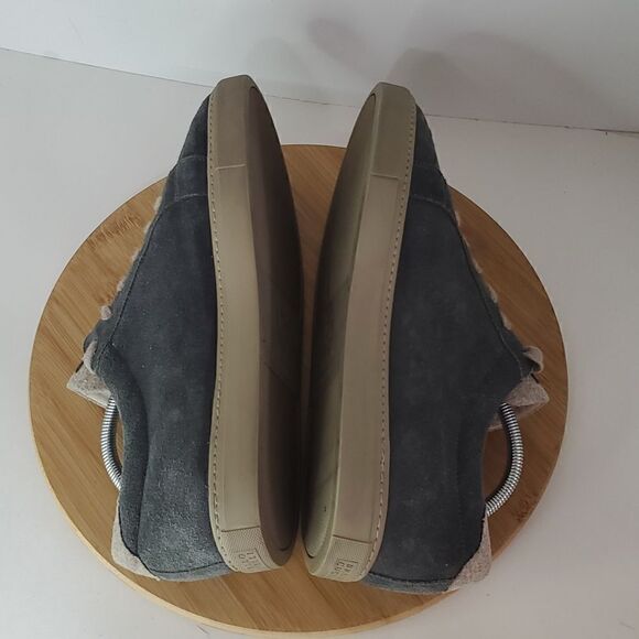 Brunello Cucinelli Men's Blue Suede Sneakers Size EU 45 - Picture 7 of 13